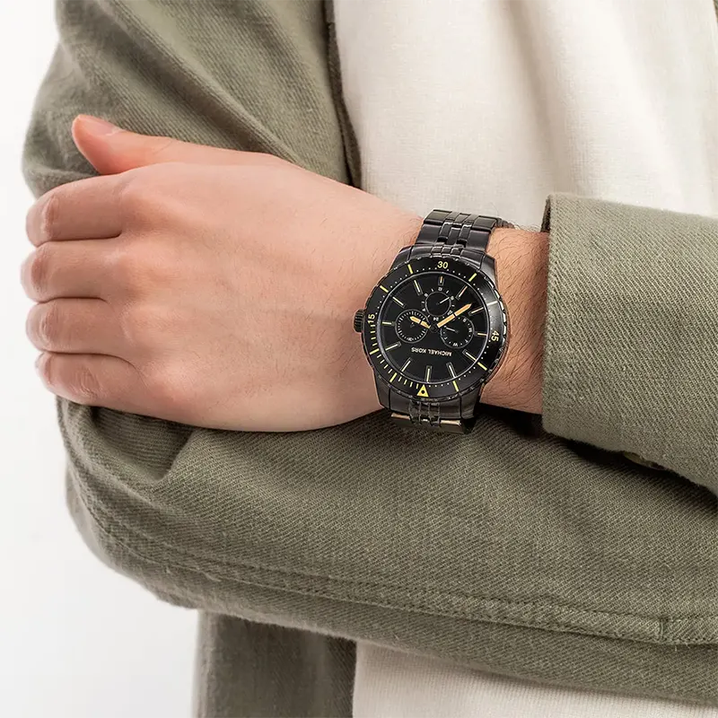 Michael Kors Cunningham Multifunction Black Dial Men's Watch- MK7157